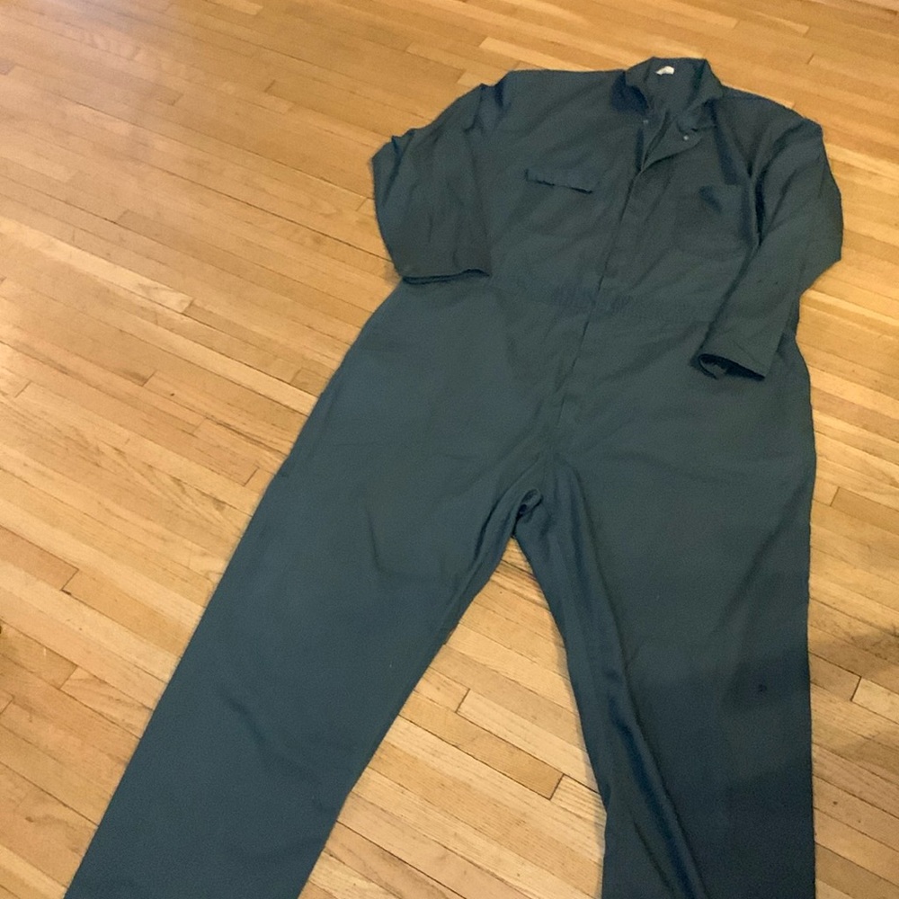 Vintage Dark Green Coveralls (4th pair!)